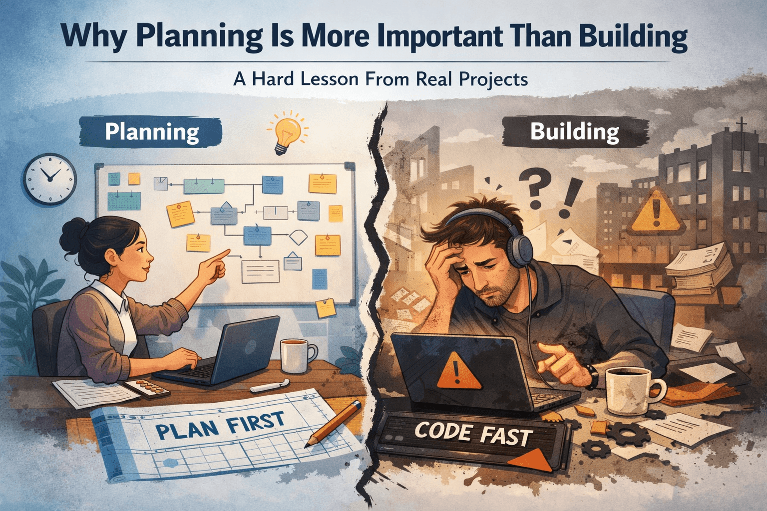 Why Planning Is More Important Than Building: A Hard Lesson From Real Projects